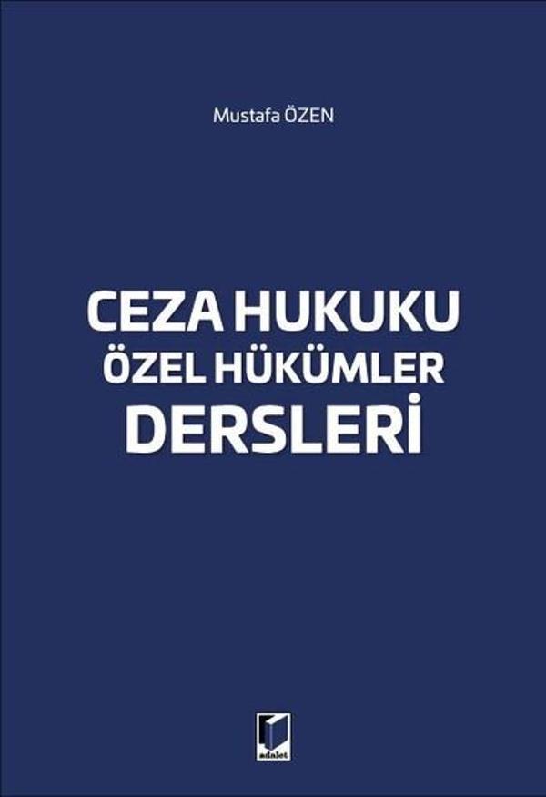 Ceza Hukuku Özel Hükümler Dersleri - Adalet Yayınları - Image 1