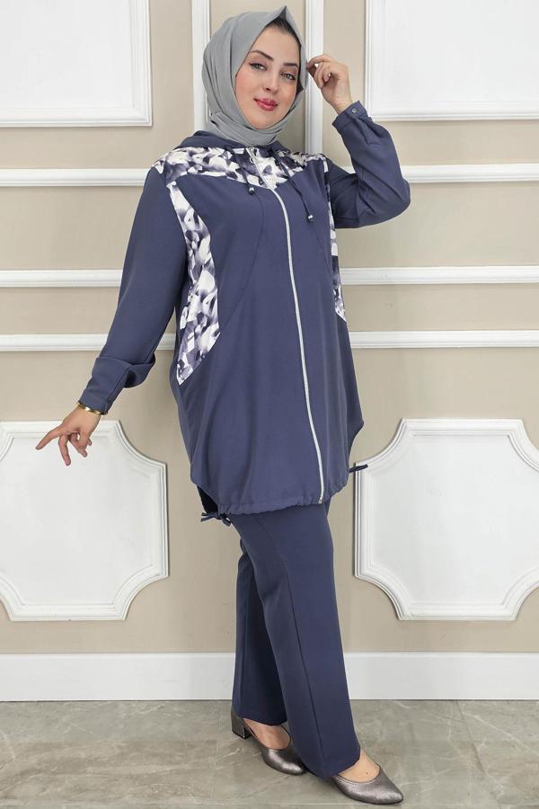 KADIN KOMBİN DETAYLI TESETTÜR TAKIM - Image 1