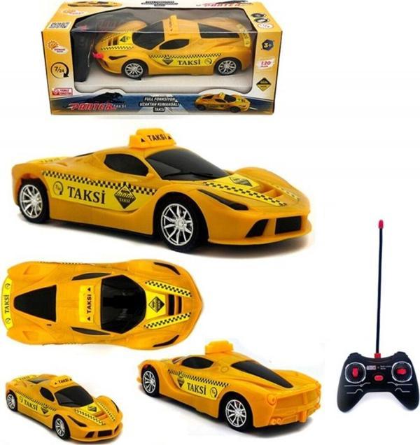 Duman Oyuncak Uzaktan Kumandalı Taksi Full Fonksiyon Panter - Image 1