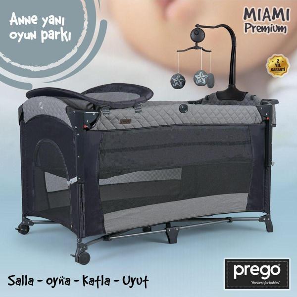 Prego 8040 Miami Premium Oyun Parkı 70X120 Cm Bej - Image 1
