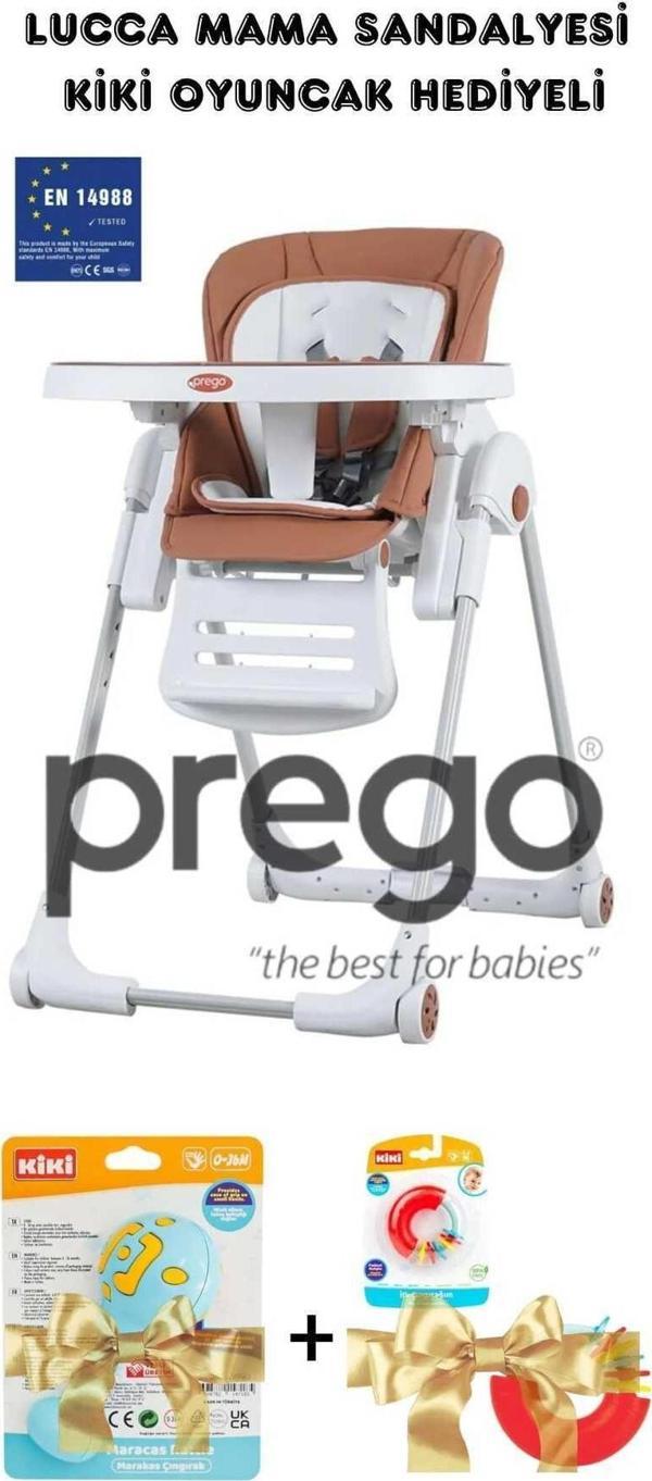 Prego Lucca Mama Sandalyesi 4024 Kiremit Kiki Magaras Ve Ilk Çıngırağım Hediyeli - Image 1