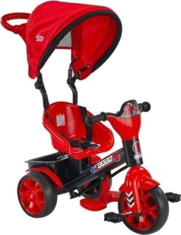 Baby2Go 2087 Bobo Tenteli Bisiklet Kırmızı - Image 1
