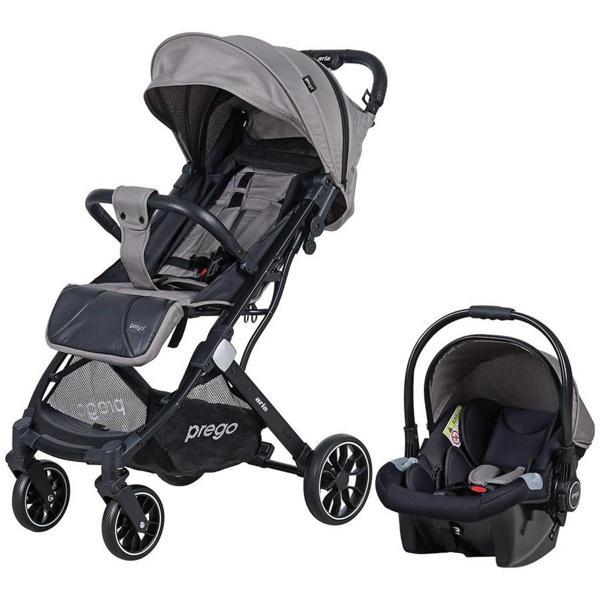Prego 2037 Aria Plus Bej Travel Sistem Bebek Arabası - Image 1