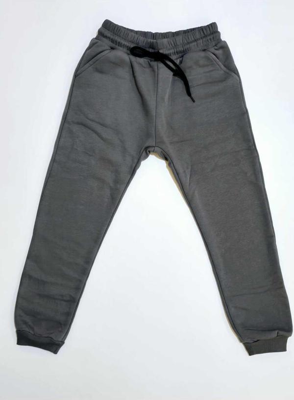 Annebebe Unisex Çocuk Lastik Paça Şardonlu Füme Eşofman Alt - Image 1