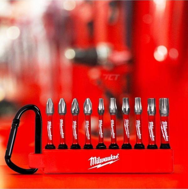 Milwaukee Shockwave Karabiner Bits Uç Set 10 Parça - Image 1