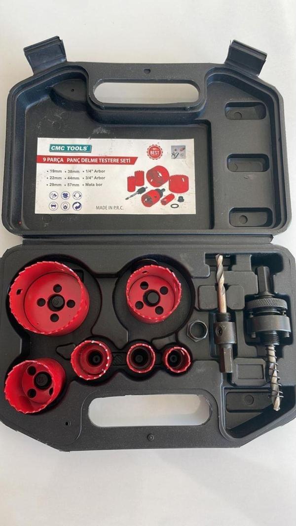 Cmc Tools Bi Metal 9 Parça Panç Delme Seti - Image 1