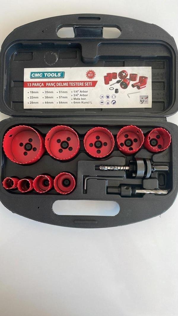 Cmc Tools Bi Metal 13 Parça Panç Delme Seti - Image 1