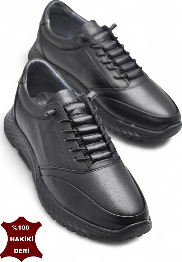 3400A Ortopedik Taban Günlük Hakiki Deri Erkek Ayakkabı Casual Erkek Deri Ayakkabı - Image 1