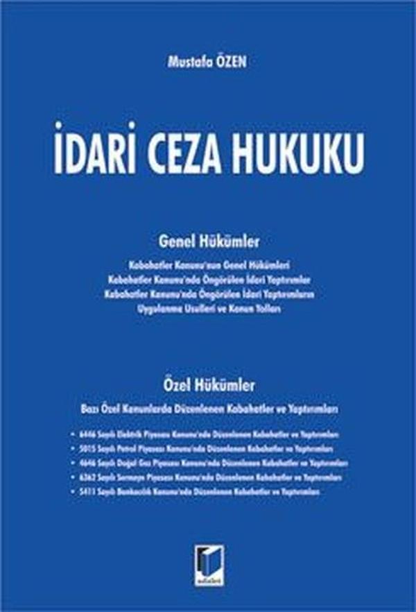 İdari Ceza Hukuku - Adalet Yayınları - Image 1