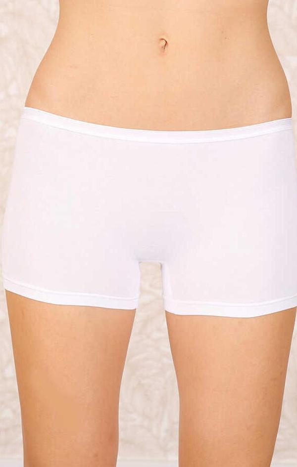 Likralı Süprem Düz Kadın Penye Boxer Berrak-2100 - Image 1