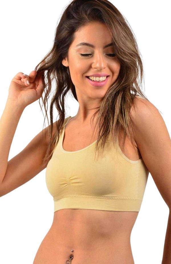 Elite Life B-04-772 Kadın Sünger Destekli Kalın Askılı Büstiyer - Image 1