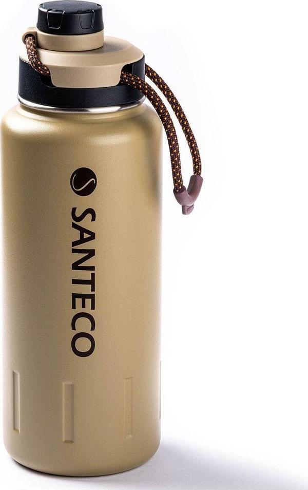 Tantitoni 020-01-HAKİ ÇİFT KATMANLI PASLANMAZ ÇELİK TERMOS SU ŞİŞESİ 950ML - Image 1