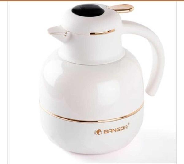 Tantitoni 012-01 BEJ PASLANMAZ ÇELİK TERMOMETRELİ VE SÜZGEÇLİ ÇAY TERMOSU 1.2 LT - Image 1