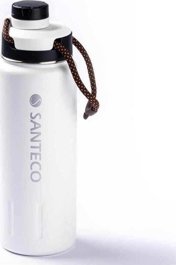 Tantitoni TANTİTONİ BEYAZ ÇİFT KATMANLI PASLANMAZ ÇELİK TERMOS 710ML - Image 1