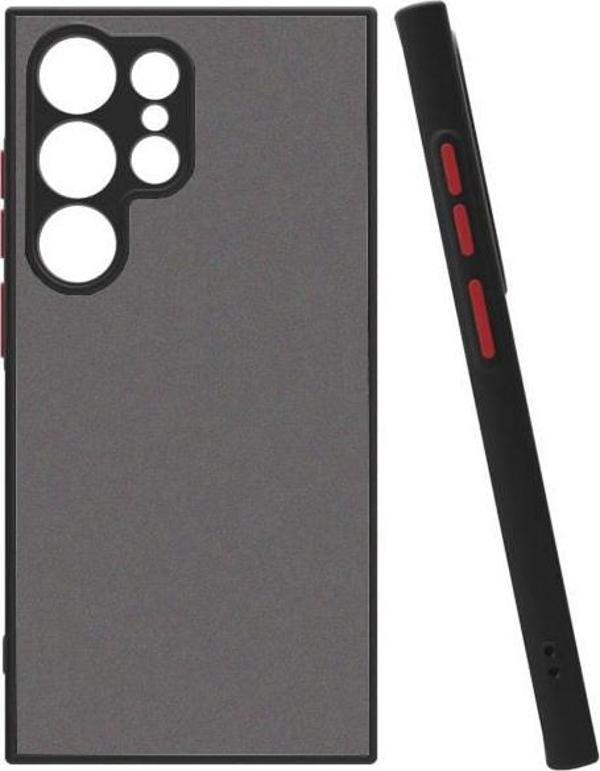 Samsung Galaxy S24 Ultra Uyumlu Kamera Korumalı Darbeye Karşı Dayanıklı Arkası Mat Silikon Kılıf - Image 1