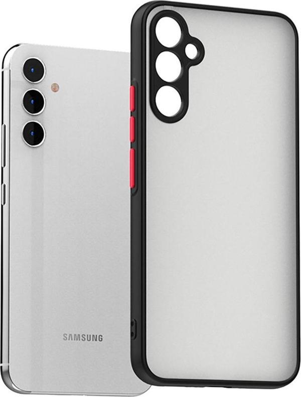 Samsung Galaxy A15 Uyumlu Kamera Korumalı Darbeye Karşı Dayanıklı Arkası Mat Silikon Kılıf - Image 1