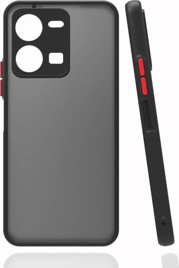 Vivo Y35 Uyumlu Kamera Korumalı Darbeye Karşı Dayanıklı Arkası Mat Silikon Kılıf - Image 1
