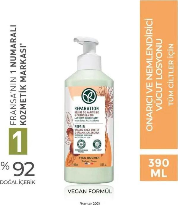 Yves Rocher Vücut Losyonu - Onarıcı Ve Nemlendirici / Reparation 390 Ml - Image 1