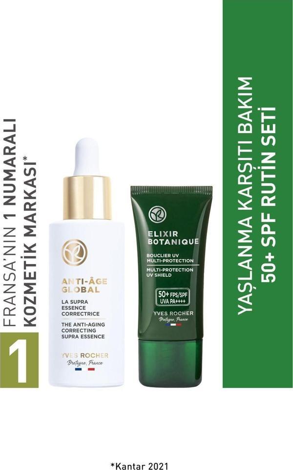 Yves Rocher Yaşlanma Karşıtı Bakım 50+ Spf Rutin Seti-9916728 - Image 1