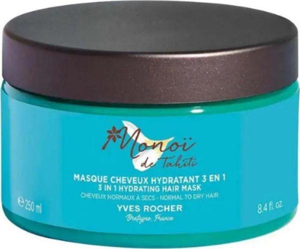 Yves Rocher Yeni Nemlendirici 3İn1 Prebiyotik Saç Maske 250Ml Saf Tahiti Monoi Özü & Kopra Yağı - Image 1