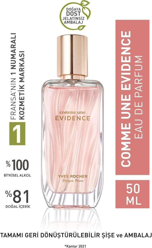Yves Rocher Comme Une Evidence Edp- Comme Une Evidence- Kadın Parfüm-50Ml - Image 1