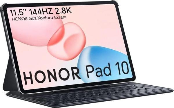 HONOR Pad 10 8GB 256GB Wifi 12" Gri Tablet + Klavyeli Kılıf - Image 1