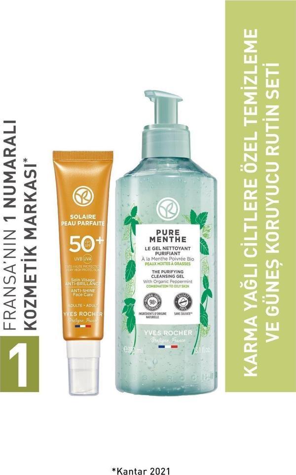 Yves Rocher Karma Yağlı Ciltlere Özel Temizleme Ve Güneş Koruyucu Rutin Seti-9916733 - Image 1