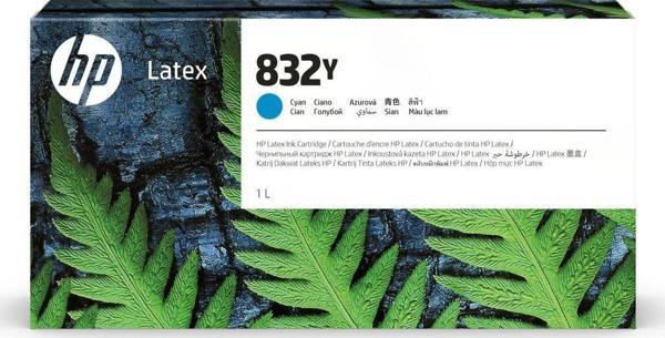 Hp ® 832Y 1 Litrelik Cyan Latex Orijinal Mürekkep Kartuşu (4Uv06A) - Image 1