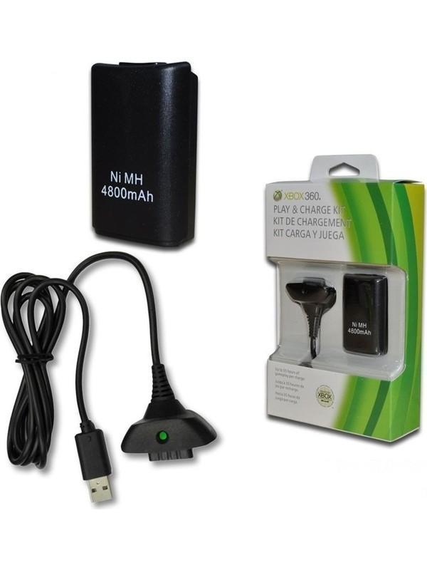 Starx Xbox 360 Gamepad Kol Şarj Kiti Batarya Şarj Kablosu - Image 1
