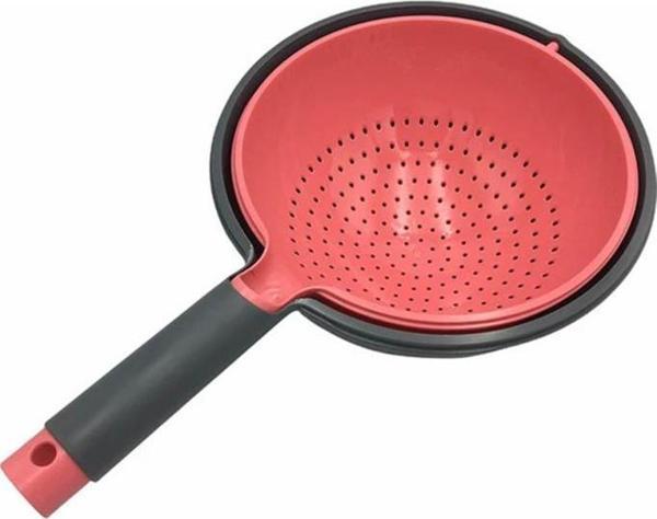 Çift Taraflı 360 Derece Dönebilen Pirinç Makarna Süzgeci Süzgeç - Image 1