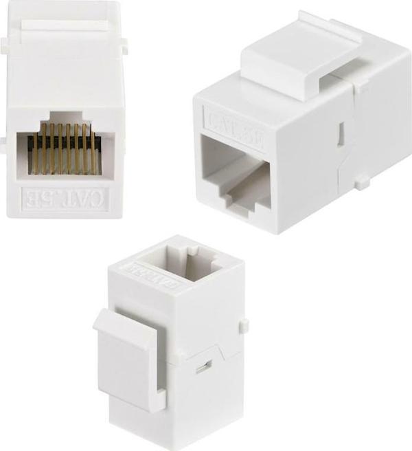 KLİPSLİ RJ45 DİŞİ/DİŞİ ARA APARAT (8P/8C ARA) (2818) - Image 1