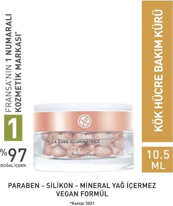 Yves Rocher Leke Karşıtı Kür Yenileyici Yaşlanma Karşıtı Bitkisel Kök Hücre Bakımı Anti-Age Global - Image 1