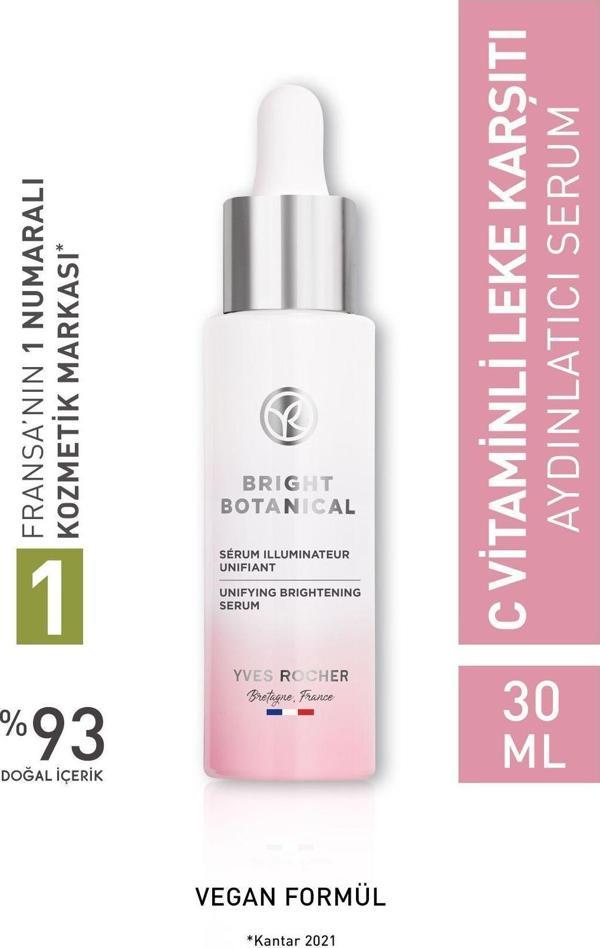Yves Rocher Leke Ve Kırışık Karşıtı Bitkisel Bakım Bright Botanical - Niacinamide & C Vitamini Serum - 30Ml - Image 1