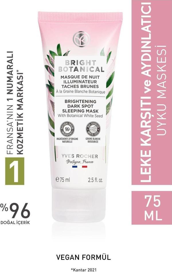 Yves Rocher Leke Ve Kırışık Karşıtı Bitkisel Kompleks Bakım Bright Botanical-Vitamin C-Uyku Maskesi-75Ml - Image 1