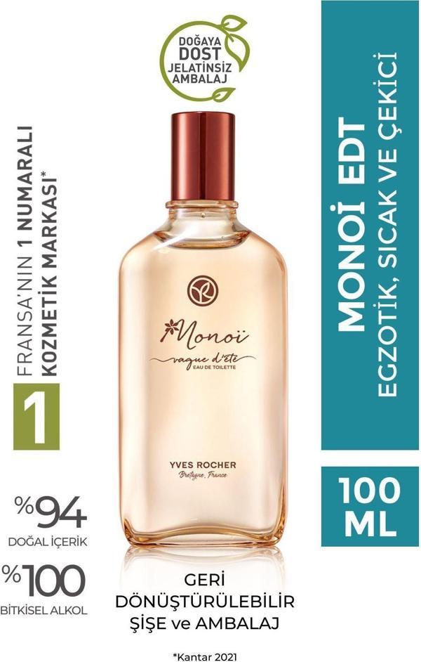 Yves Rocher Monoi Edt - 100 Ml - Image 1