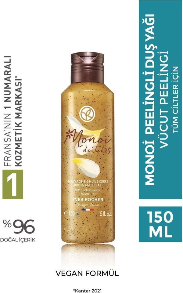 Yves Rocher Monoi Peelingli Duş Yağı - 150 Ml - Image 1