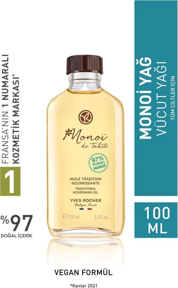 Yves Rocher Monoi Vücut Yağı-100 Ml-8198 - Image 1