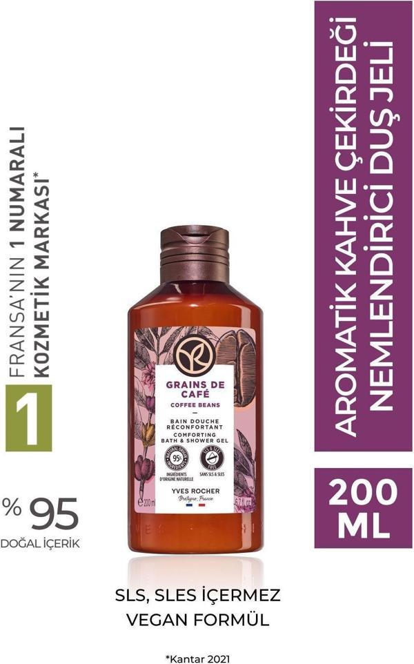 Yves Rocher Nemlendirici Duş Jeli - Aromatik Kahve Çekirdeği - 200Ml-99231 - Image 1