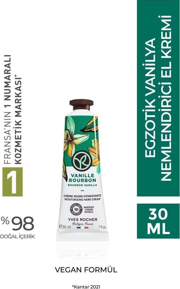 Yves Rocher Nemlendirici El Kremi- Egzotik Vanilya- 30Ml - Image 1