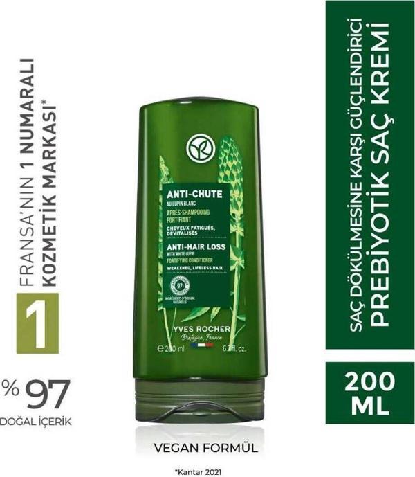 Yves Rocher Prebiyotik Saç Kremi - Saç Dökülmesine Karşı / Anti-Chute 200Ml - Image 1