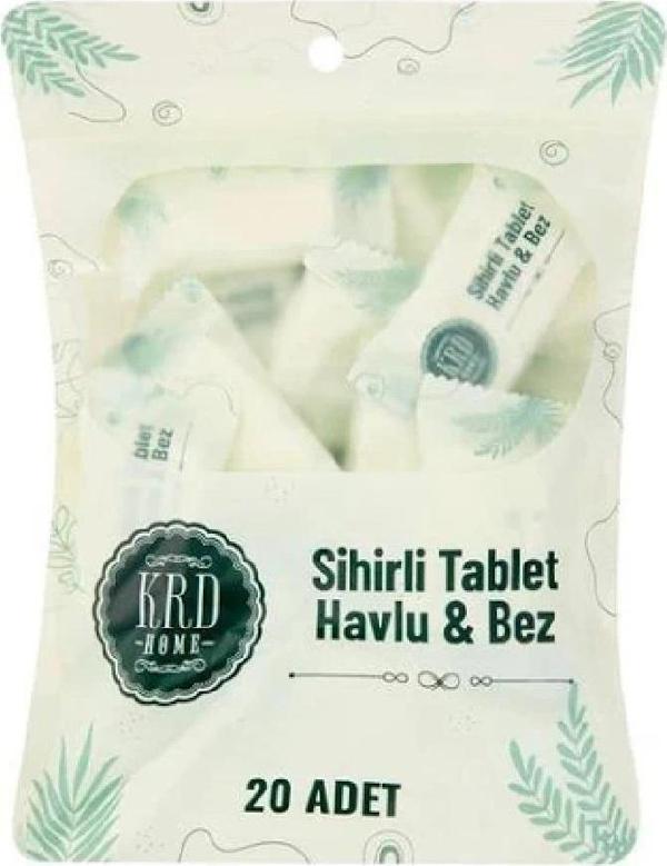 KRD HOME KRD-5708 SİHİRLİ TABLET HAVLU & BEZ - Image 1