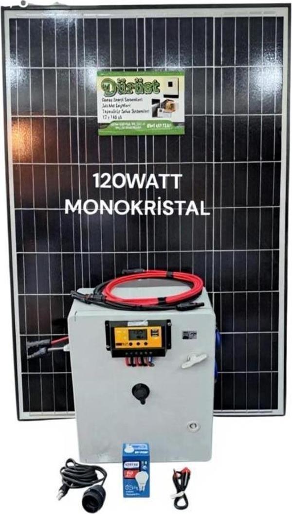 Taşınabilir Güneş Enerji Paketi 150w Güneş Paneli 80ah akü 600W inverter Tv Aydınlatma Paketi - Image 1