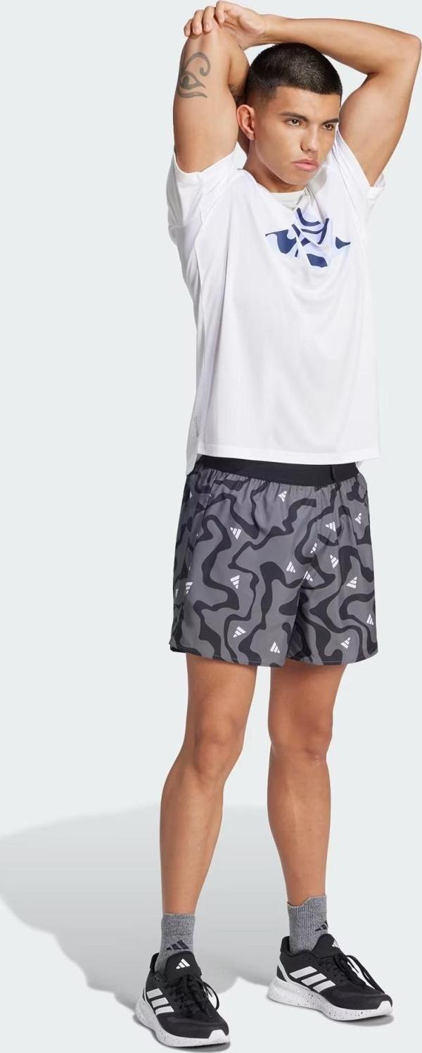 Adidas Run It Brand Love Tee Erkek Şort JD2336 - Image 1