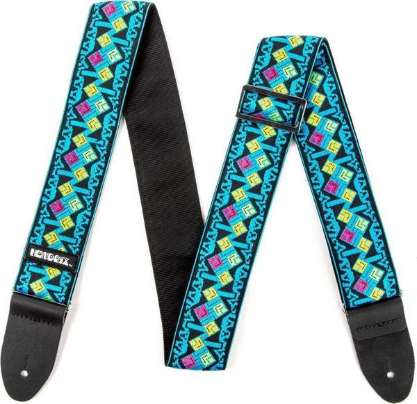 Jim Dunlop JH14 Jimi Hendrix Live In Maui Blue Diamonds Gitar Askısı - Image 1