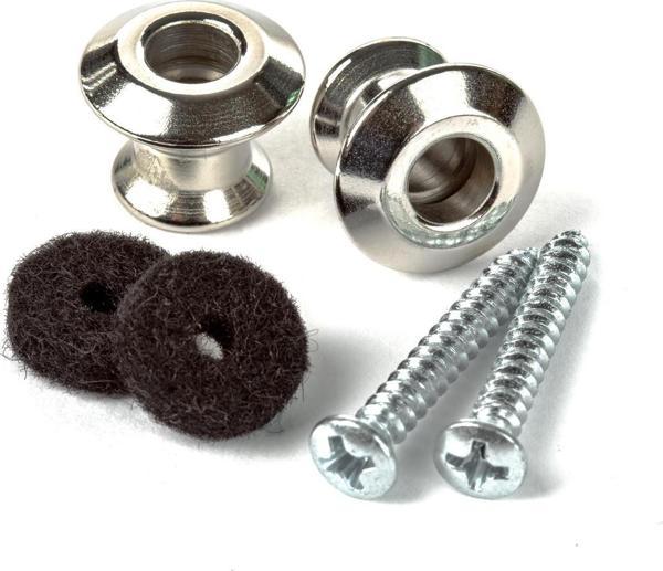 Jim Dunlop 2PSKS031N Straplok Dual Design Askı Pini 2'li Set (Nickel) - Image 1