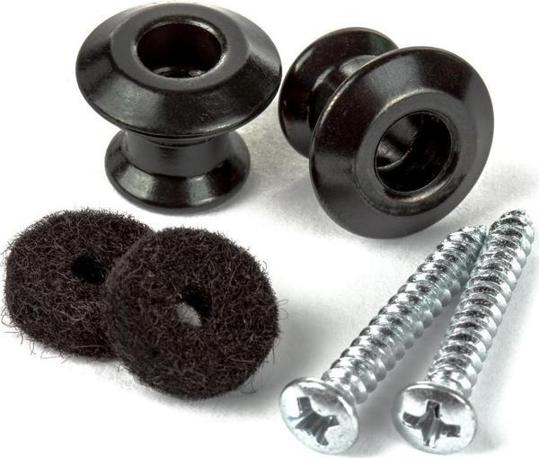 Jim Dunlop 2PSLS033BK Straplok Dual Design Askı Pini 2'li Set (Siyah) - Image 1