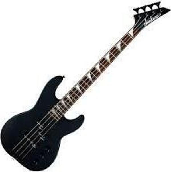 Jackson JS Concert Bass Minion JS1X Amaranth Klavye Satin Black Bas Gitar - Image 1