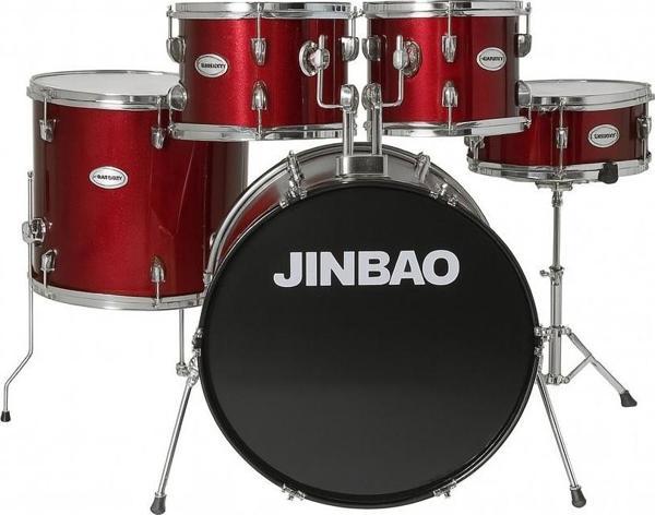 Jinbao JBP1212A 5 Parça Çocuk Davul Seti (Kırmızı) - Image 1
