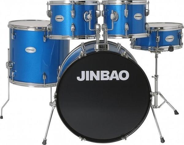 Jinbao JBP1212A 5 Parça Çocuk Davul Seti (Mavi) - Image 1