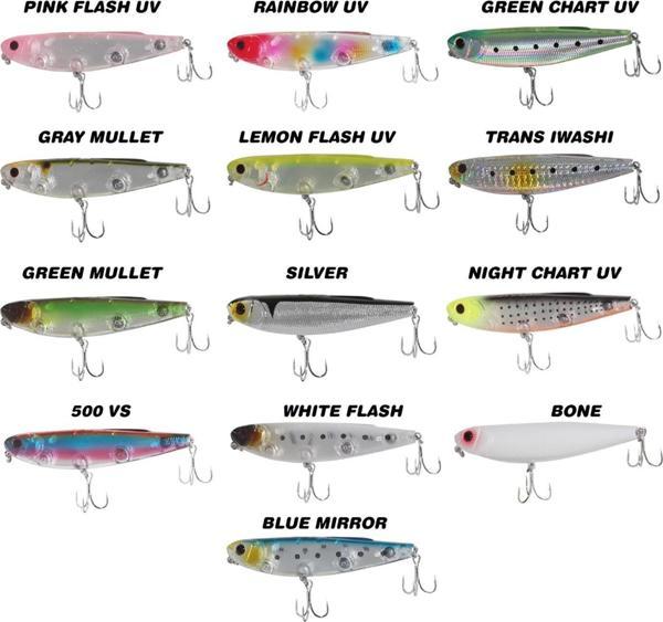 Ryuji Crazy Dog 9.5cm 15gr Su Üstü Maket Balık Green Chart UV - Image 1